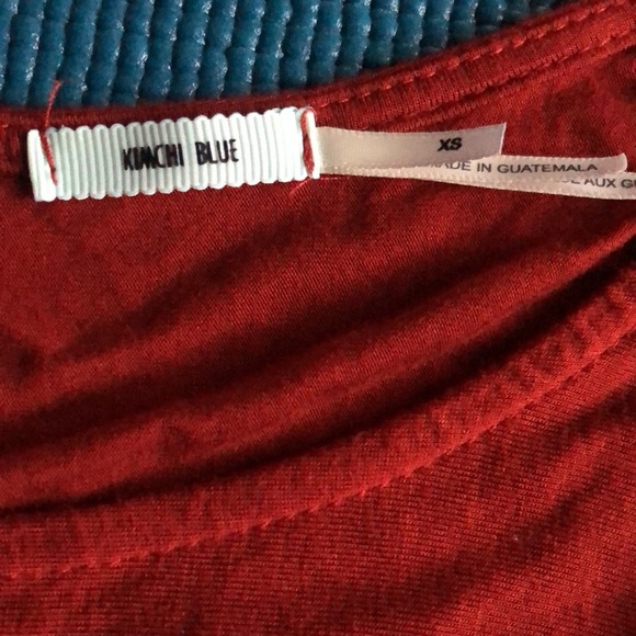 Urban Outfitters Kimchi Blue Rich Orange Pumpkin Spice Swing Tunic Shirt - Picture 7 of 8